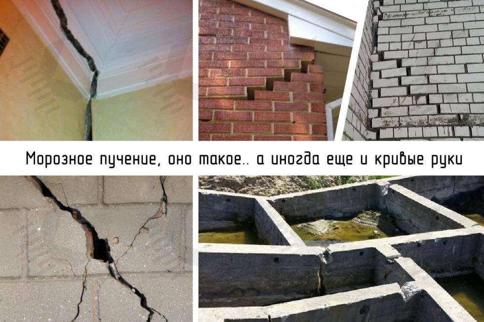 Что такое морозное пучение и глубина промерзания грунта?