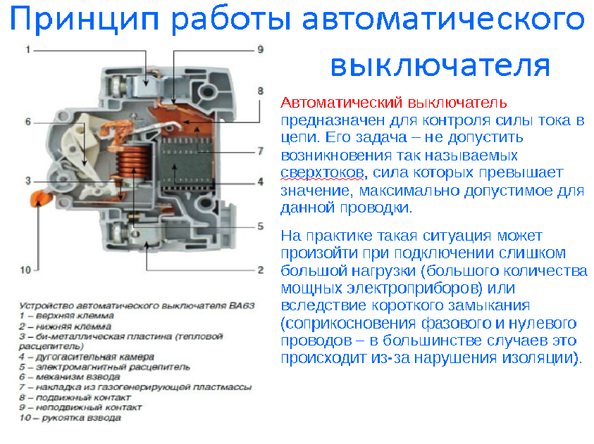 Автоматический выключатель: характеристики и принцип работы автомата в модульном исполнении, как выбрать
