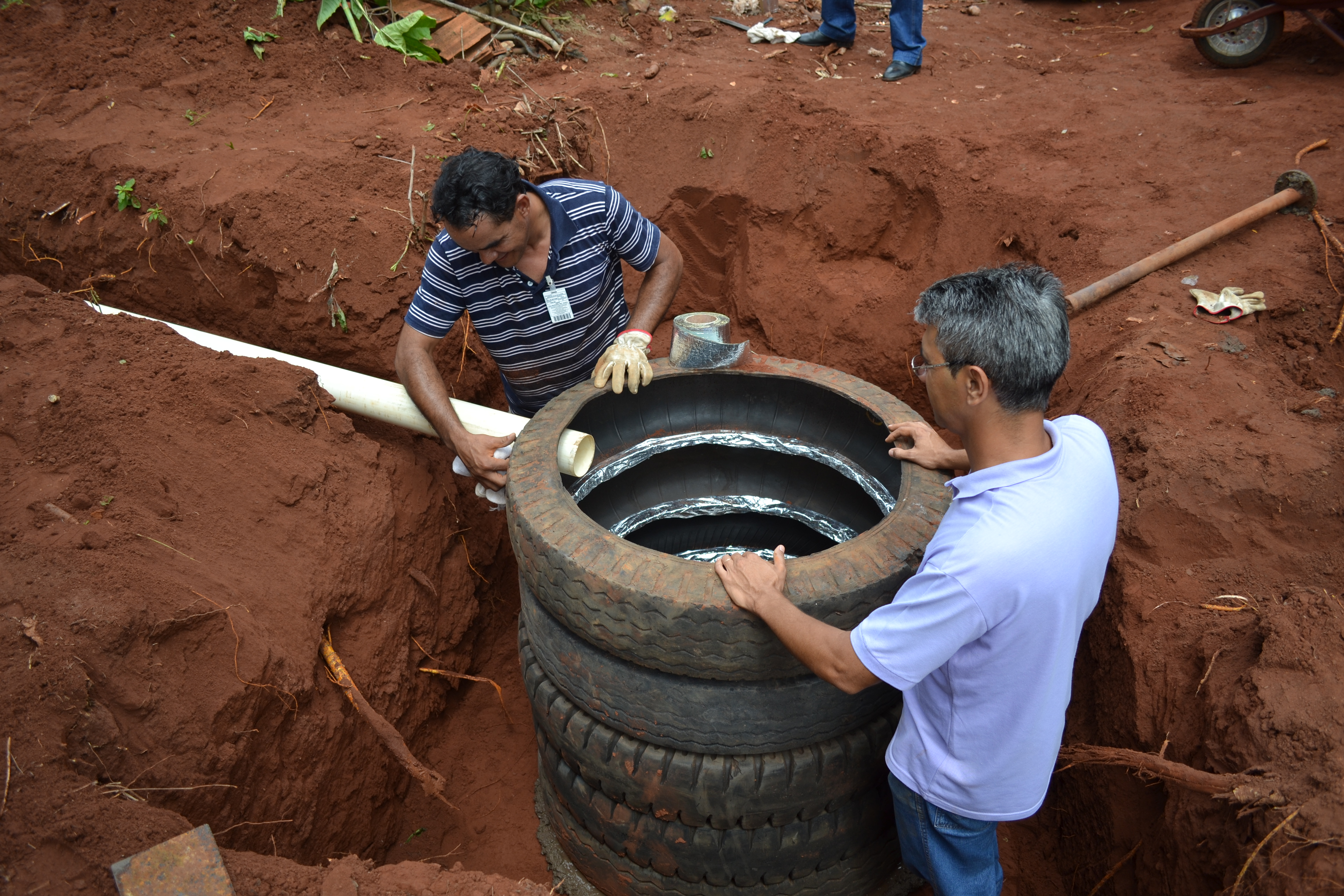 Выгребная яма из покрышек своими руками, как сделать сливную яму правильно