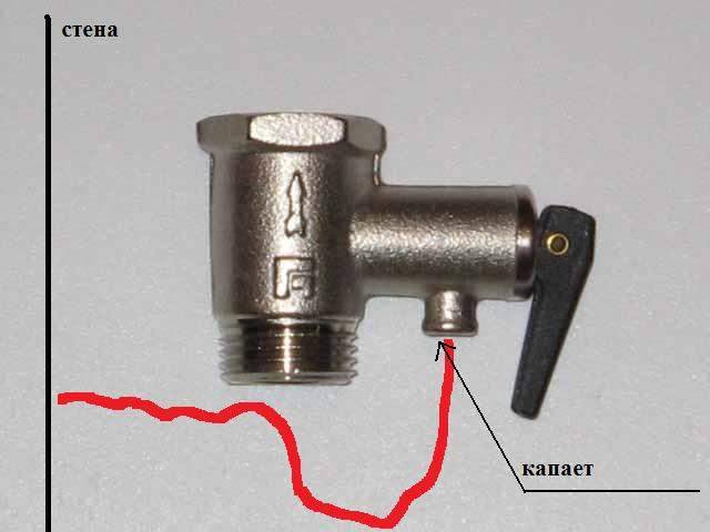Капает водонагреватель (бойлер) — почему, из предохранительного клапана, причины, обратный клапан, снизу, устранение