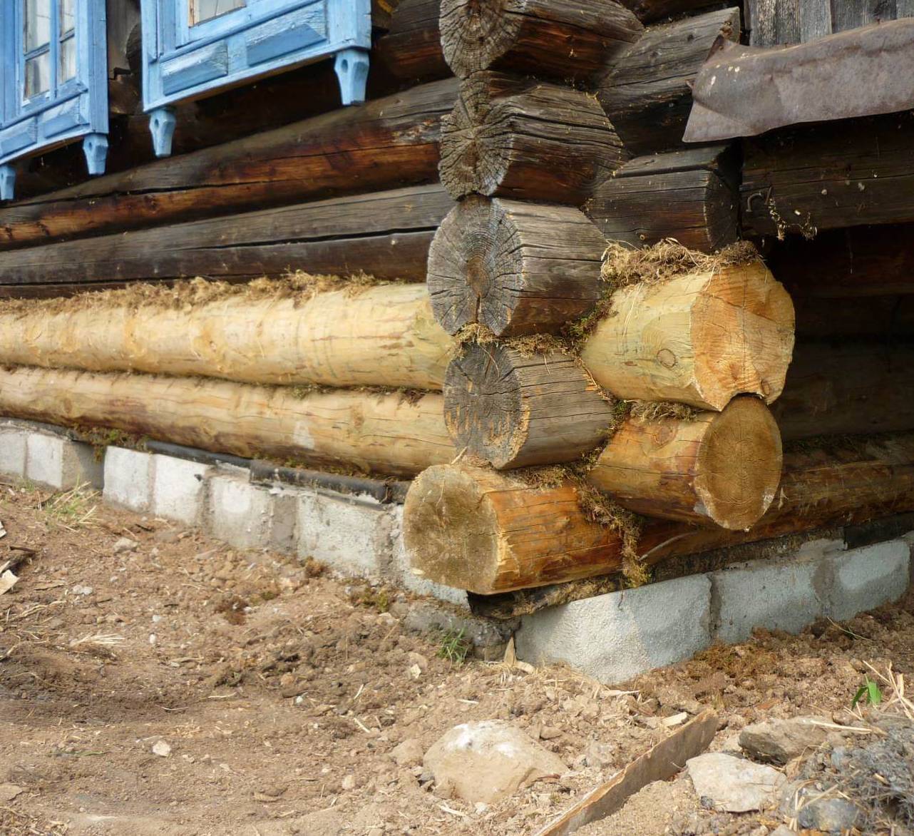 Замена нижних венцов деревянного дома своими руками: видео