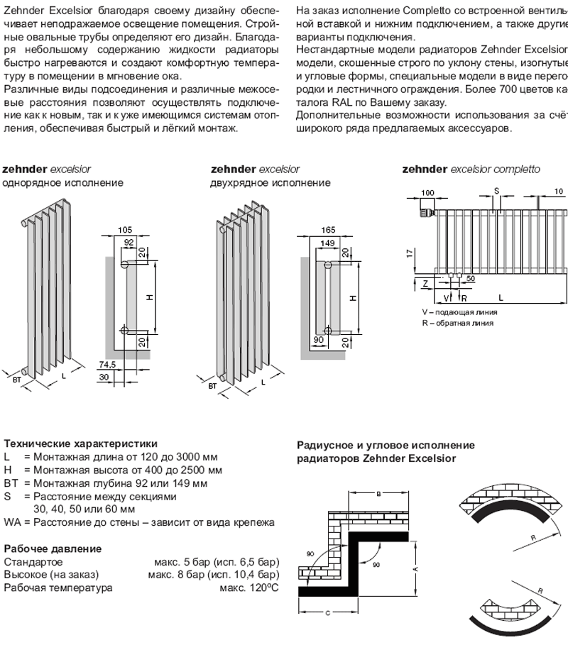 Виды и типы подключений радиаторов arbonia