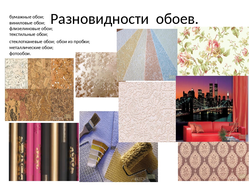 Какие бывают обои для стен: виды и их характеристики