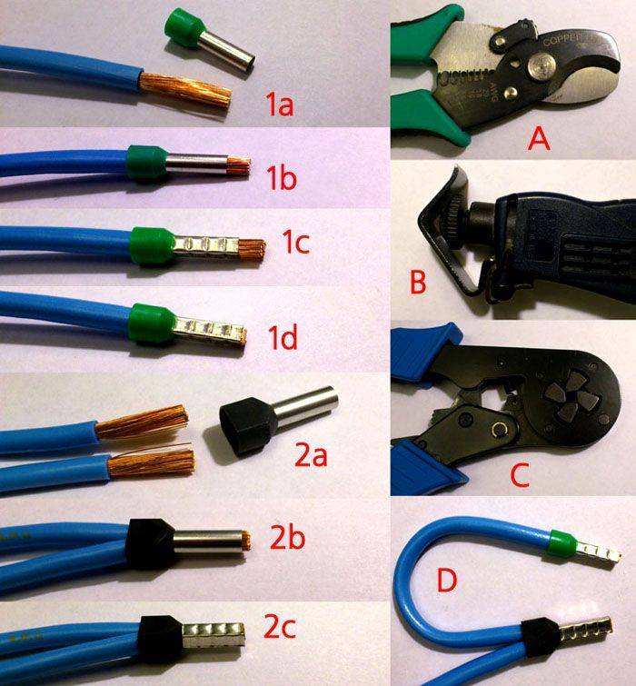 Опрессовка кабельных наконечников - правильный порядок обжима, выбор наконечников