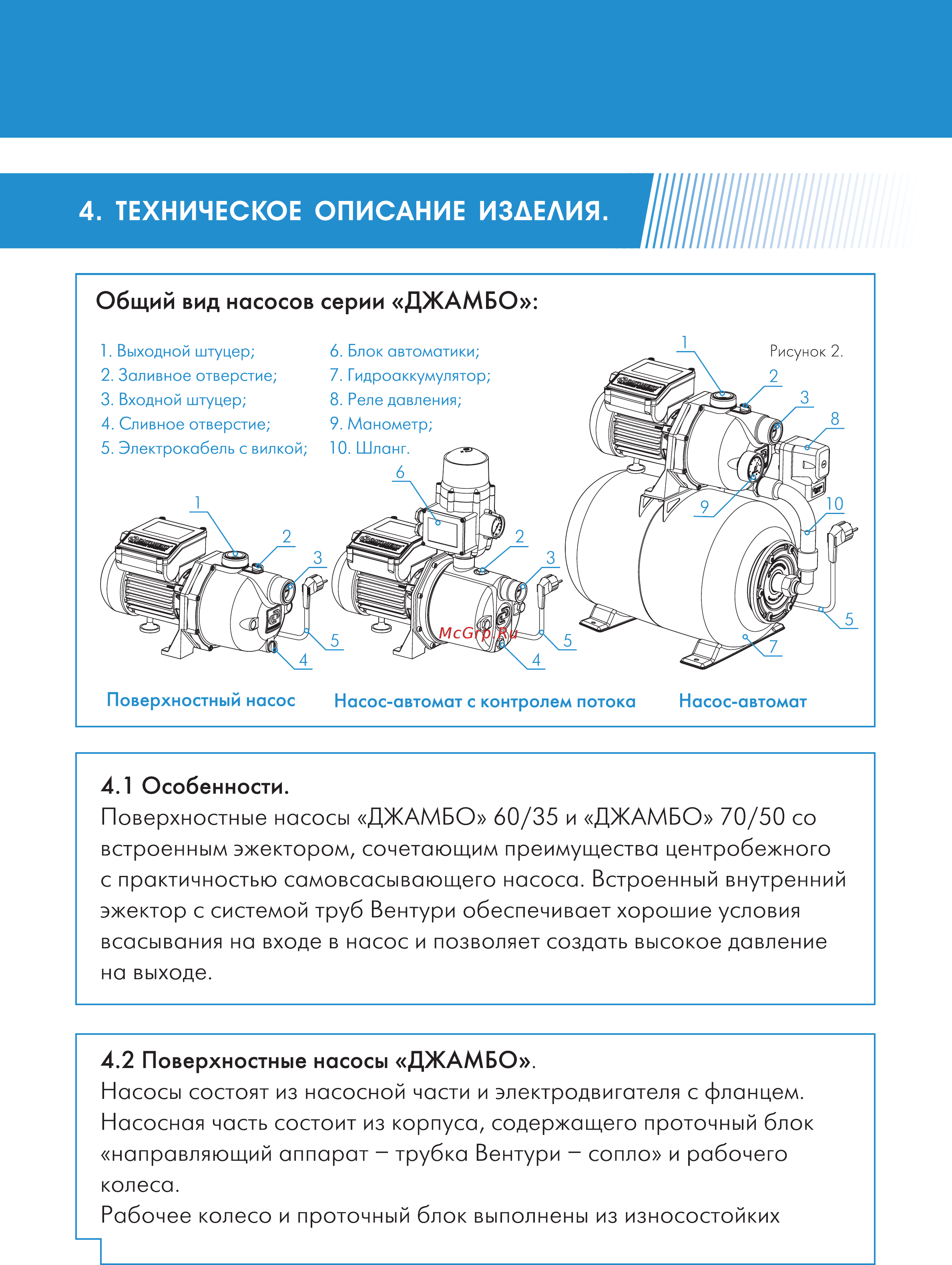 Поверхностный насос джамбо: технические характеристики и особенности монтажа_ | iqelectro.ru