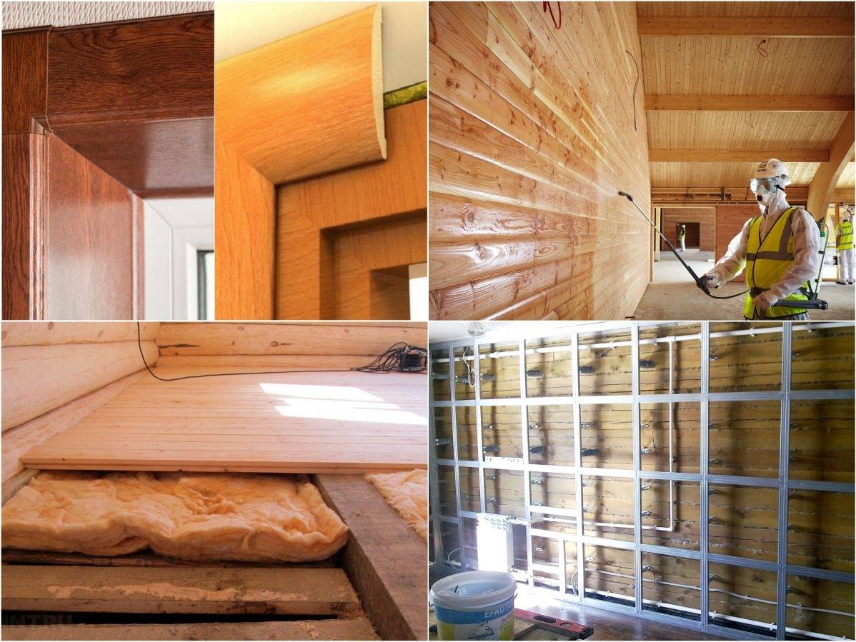 Внутренняя отделка деревянного дома – советы специалиста