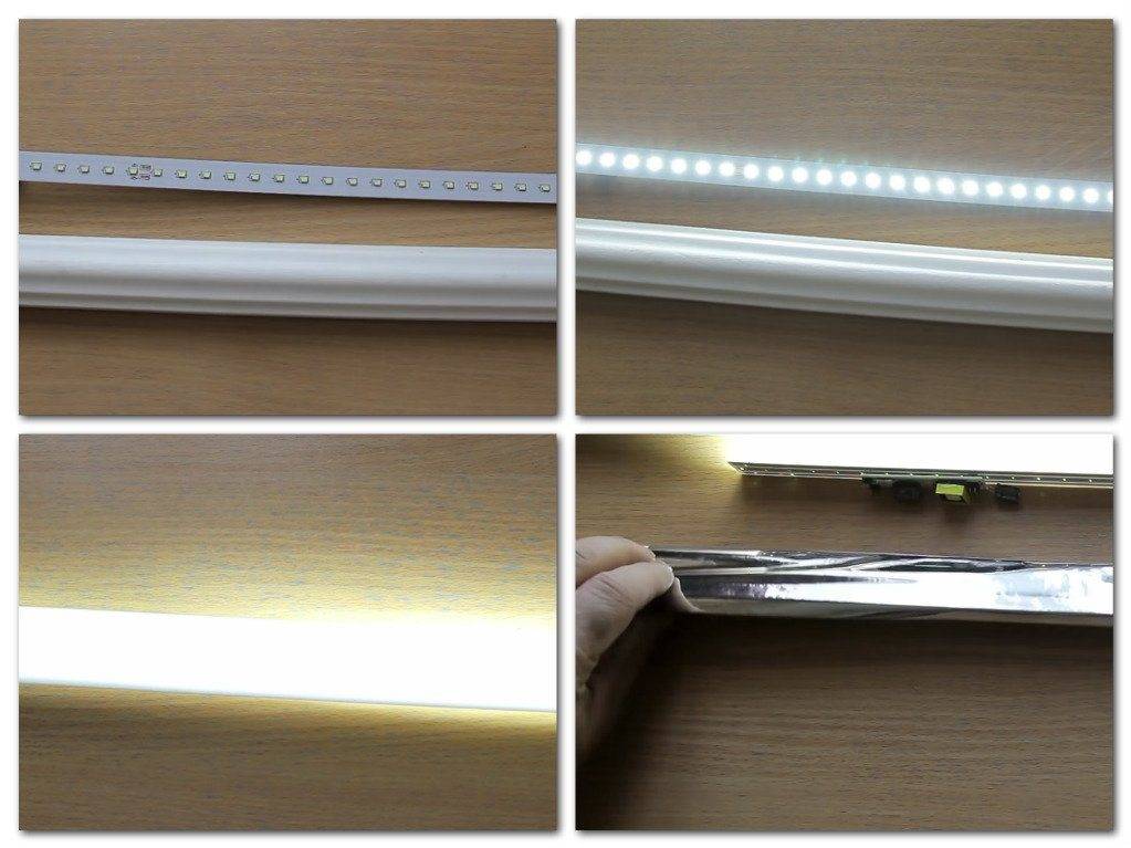 Алюминиевый профиль для светодиодной ленты: установка | 1posvetu.ru