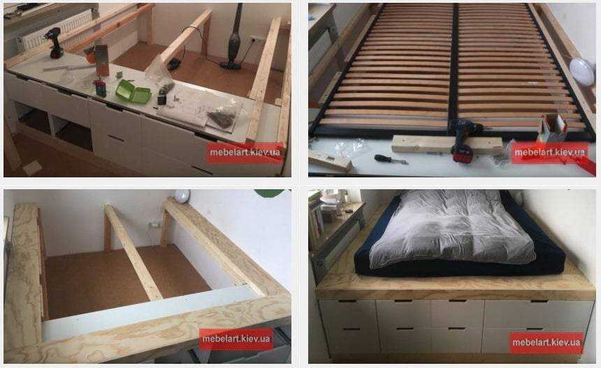 Изготовление кровати-подиума своими руками, необходимые инструменты
