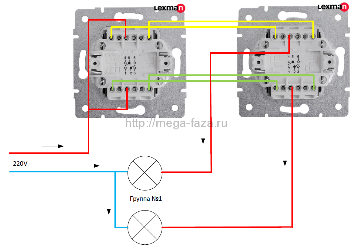 Перекрестный выключатель: схема правильного подключения, особенности монтажа. выключатели legrand