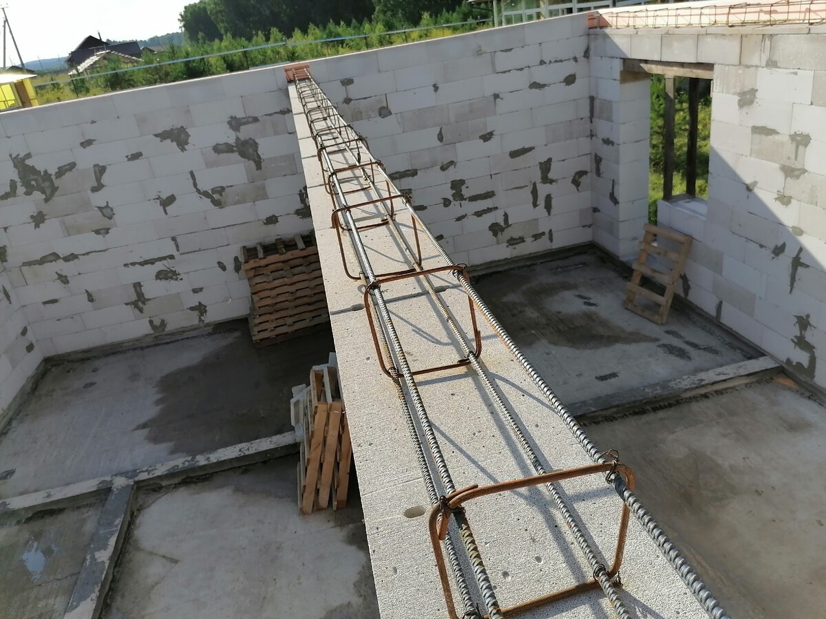 Крепление армопояса на газобетон — всё про бетон