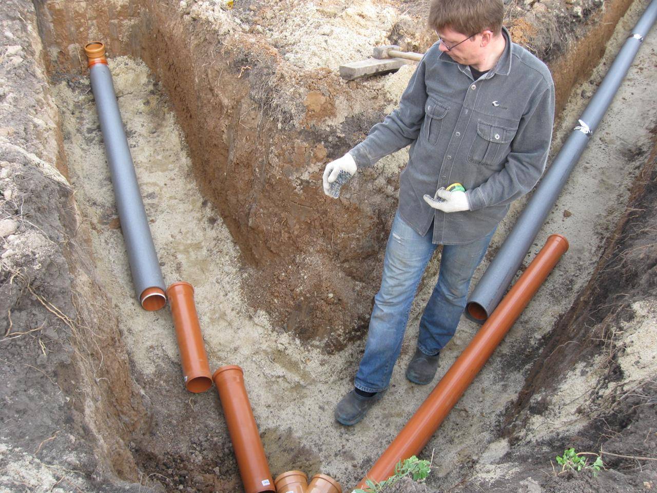 Как выполняется монтаж наружных сетей водопровода и канализации и какие требования нужно при этом соблюдать