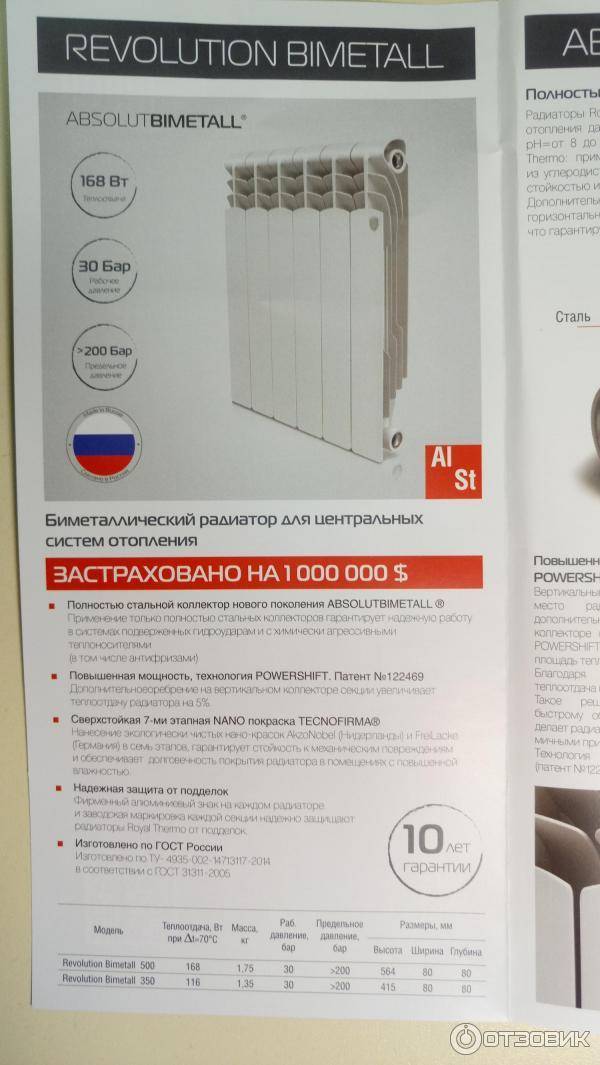 Биметаллические радиаторы для отопления квартиры и дома | топ-12 лучших | рейтинг +отзывы
