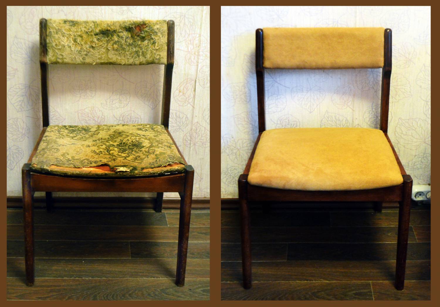 Реставрация сиденья стула