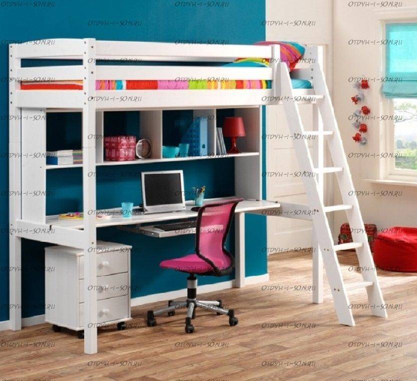 Детская кровать чердак: с рабочим местом, игровой зоной, диваном - nravstvennost.info
