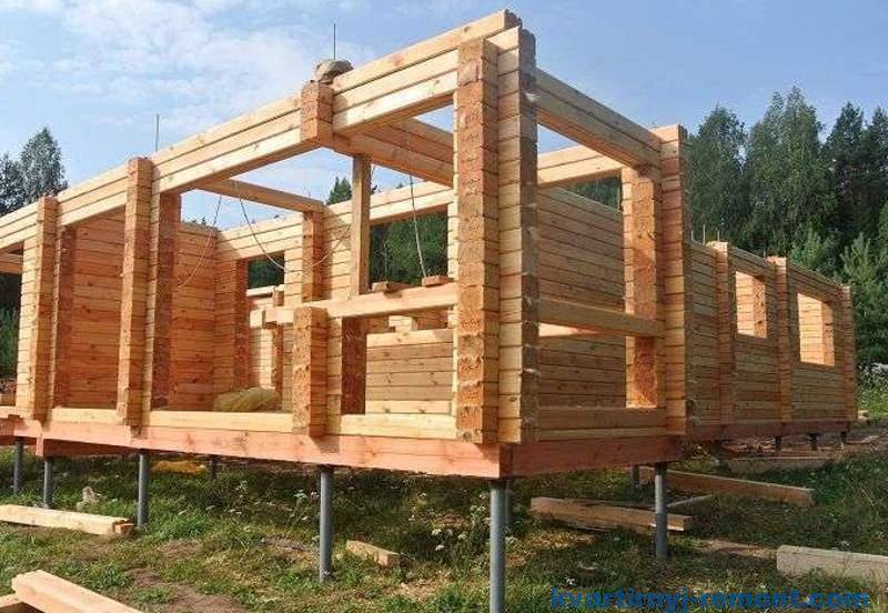 Деревянные сваи: применение при строительстве свайного фундамента .