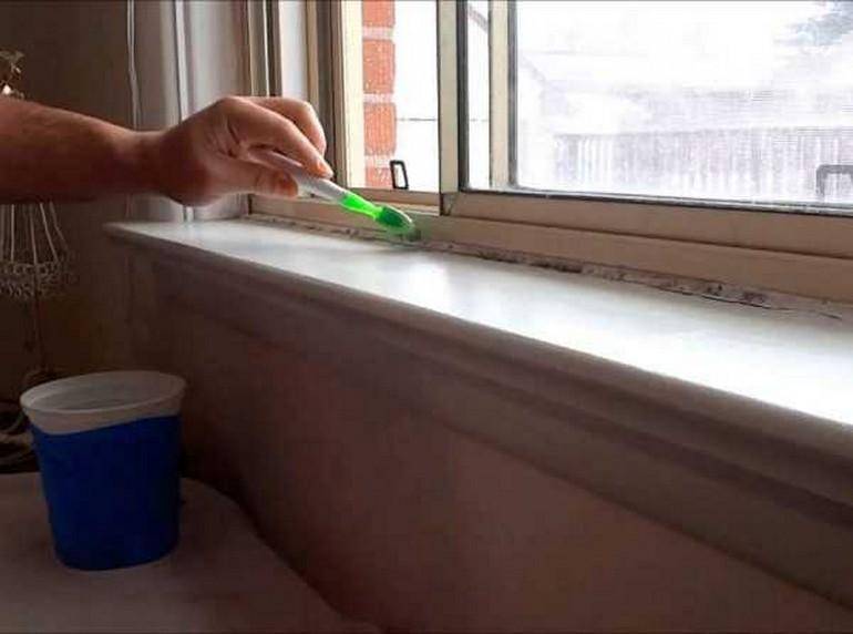 Как покрасить пластиковый подоконник в домашних условиях