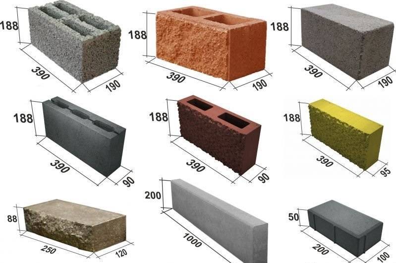 Виды, размеры и маркировка фундаментных блоков