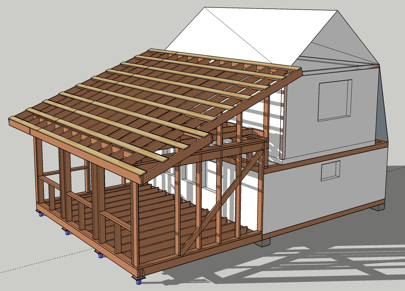 Односкатная крыша с мансардой: варианты устройства чердачного этажа .