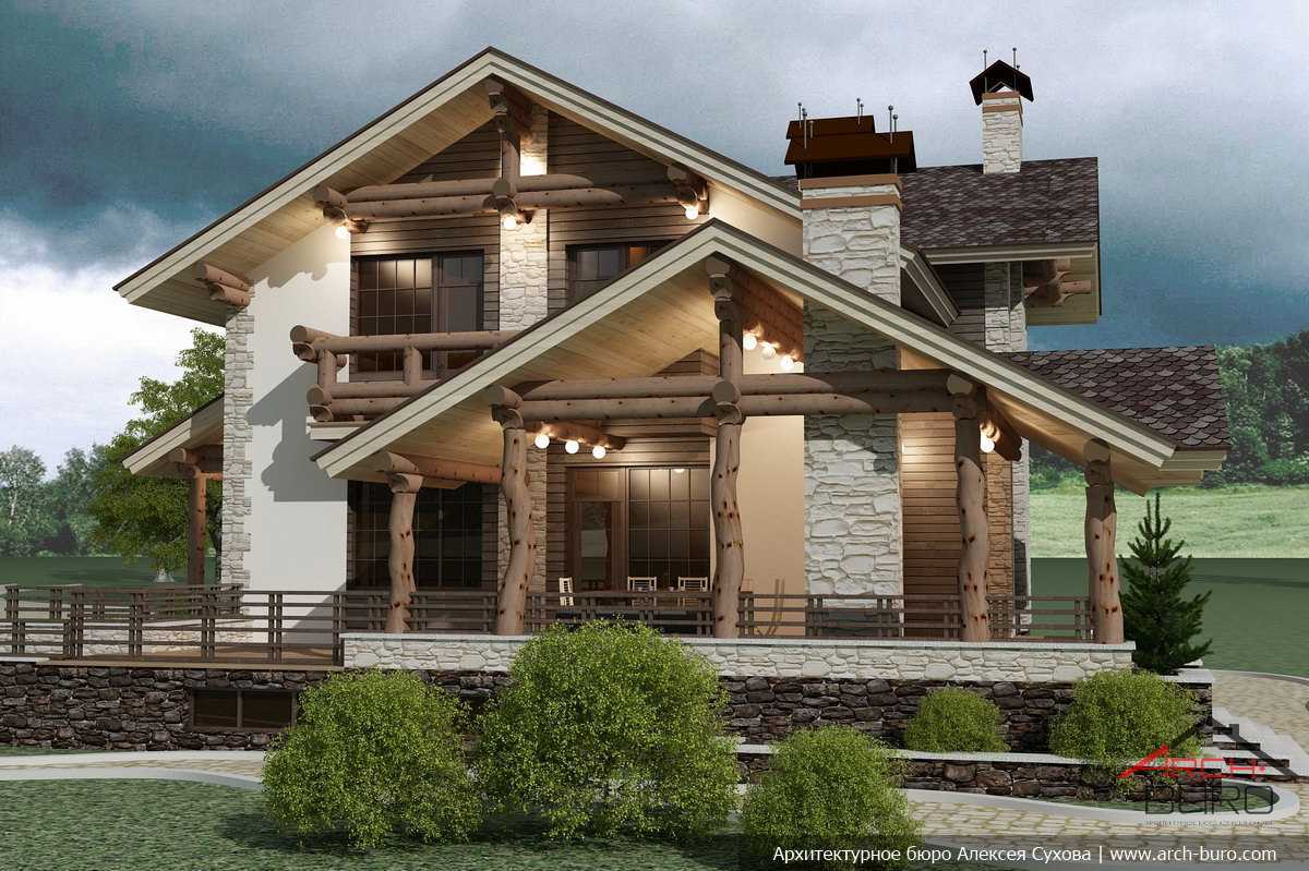 Дом в стиле шале: особенности проектов (комбинированные, из бруса, каменные, одноэтажные, с гаражом, размеры помещений)