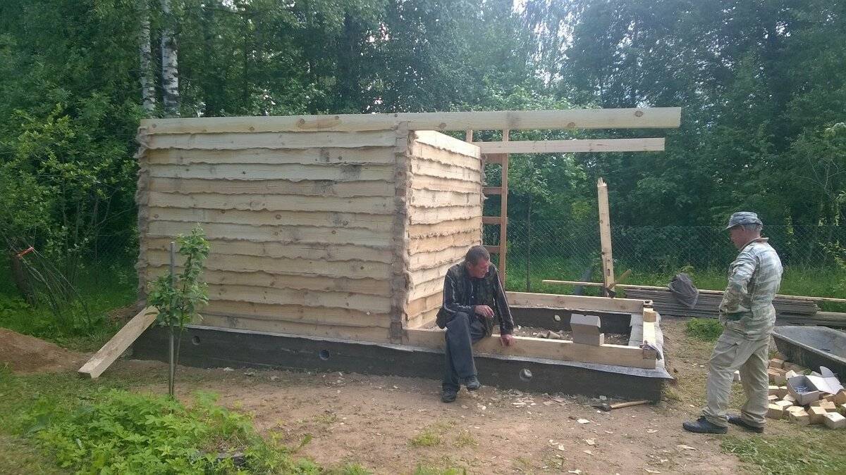 Как построить баню на даче: строительство бани своими руками из бруса