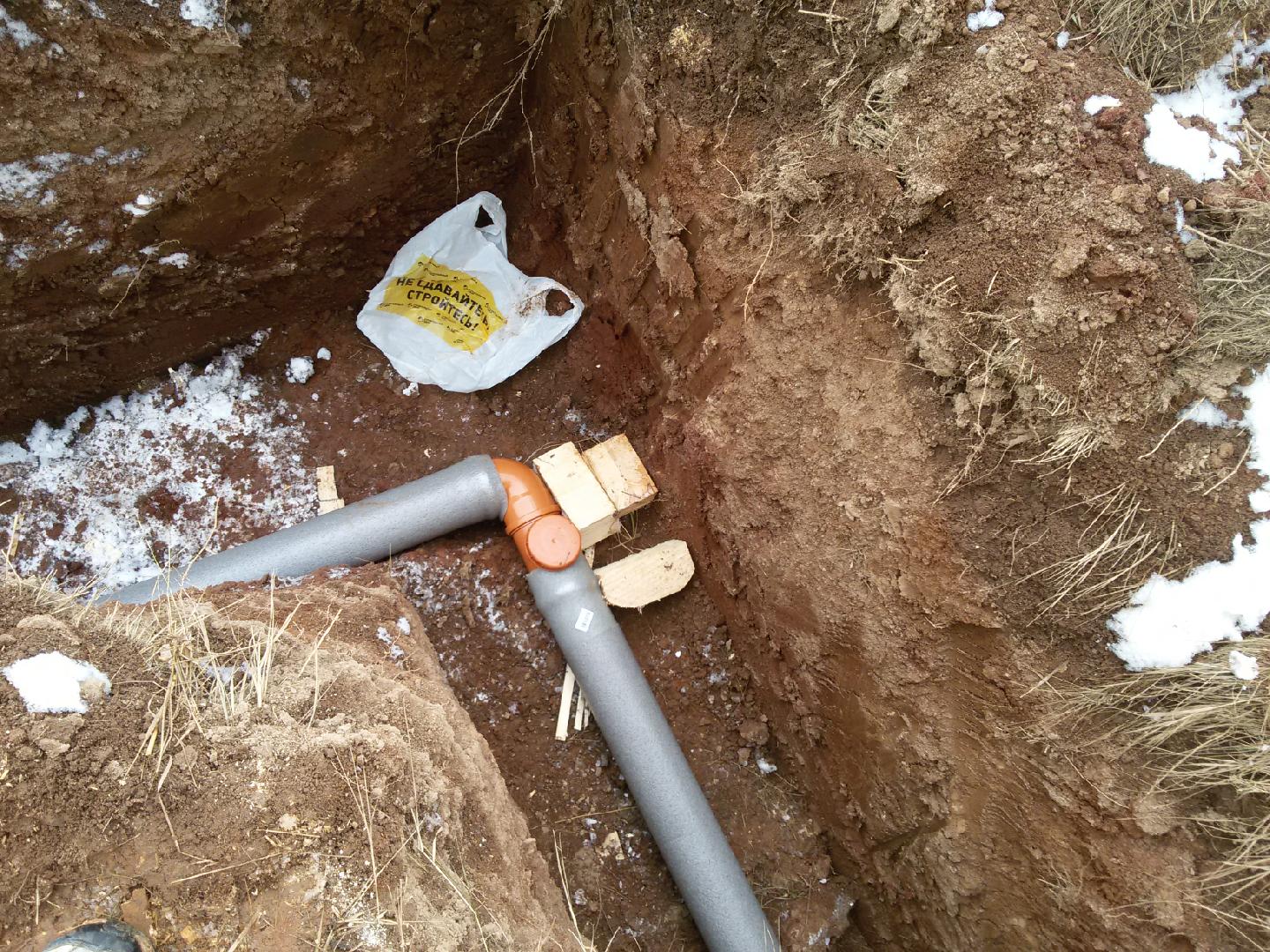 Прокладка канализационных труб в земле: обустраиваем и утепляем наружную канализацию