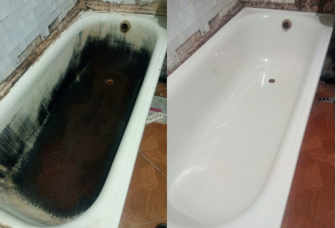 Ванна после реставрации. Реставрация ванн до и после. Ванна до и после. Восстановление ванны акрилом. Ванна после покрытия акрилом.