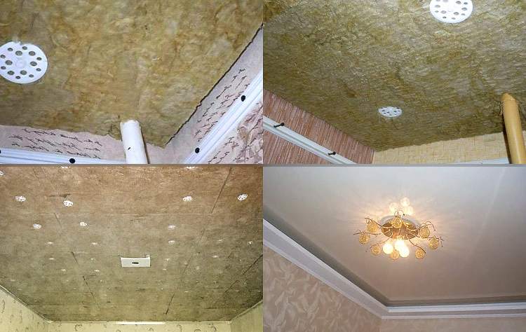 Звукоизоляция потолка в квартире под натяжной потолок