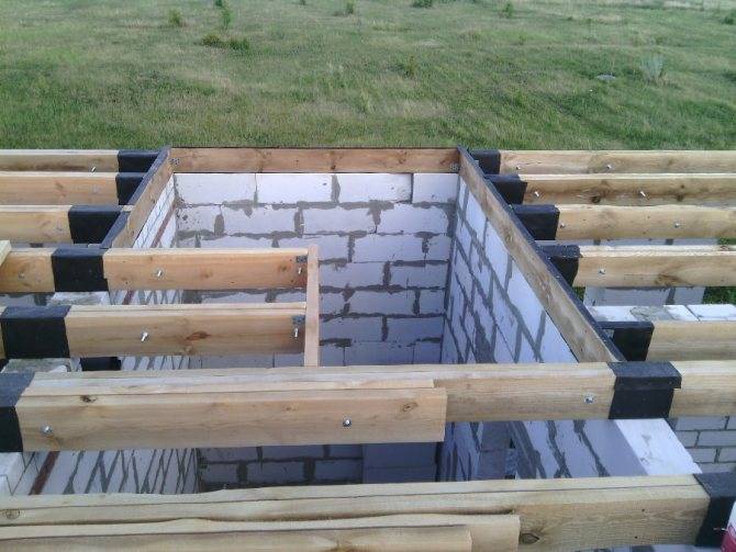 Деревянные перекрытия в доме из газобетона | o-builder.ru