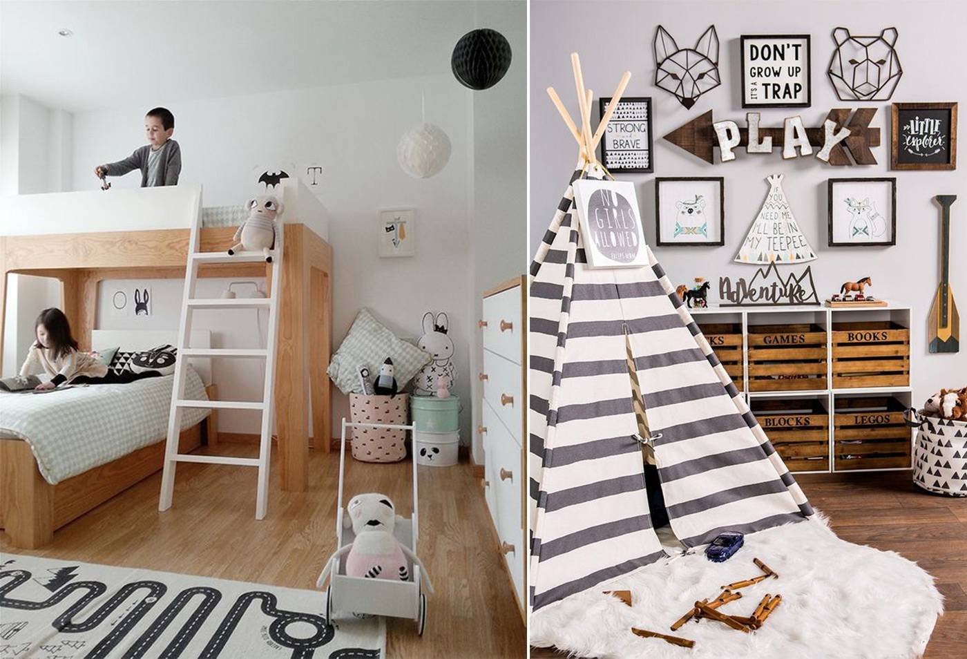 Детская комната в скандинавском стиле: 75 фото примеров интерьера