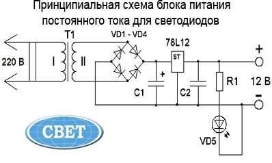 Ремонт блока питания для светодиодной ленты - diodnik