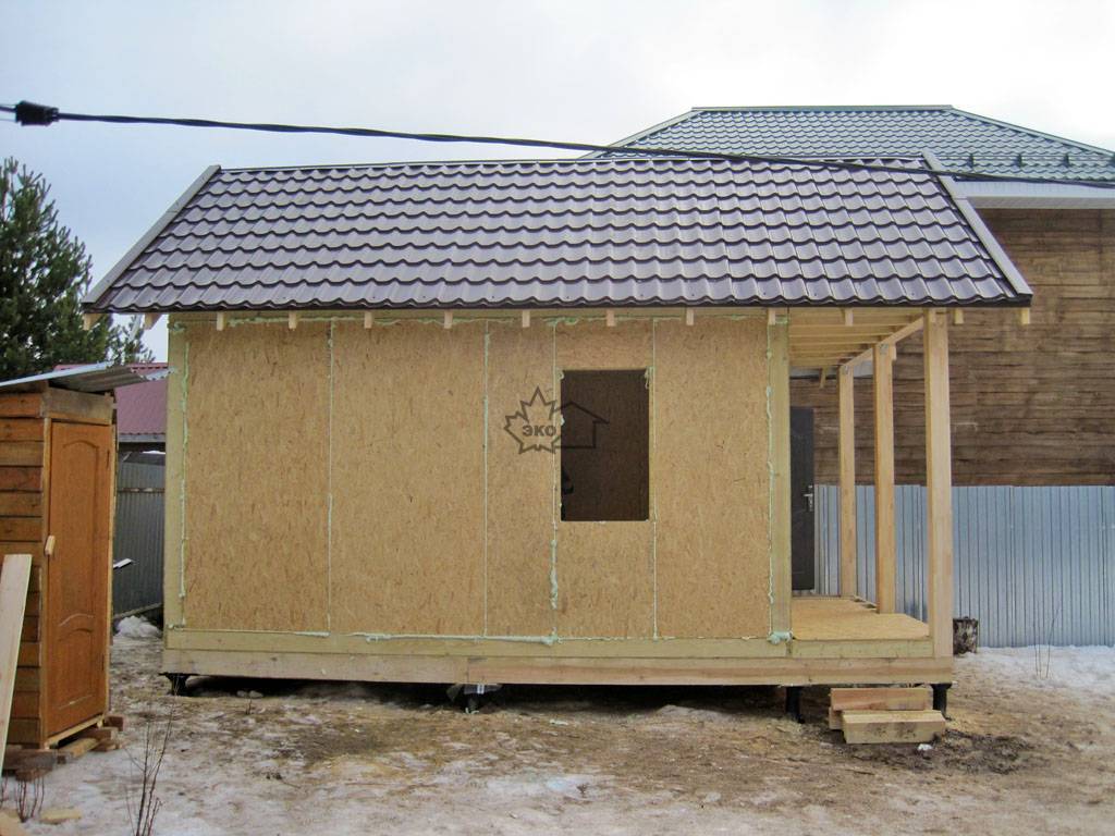 Баня из сип панелей