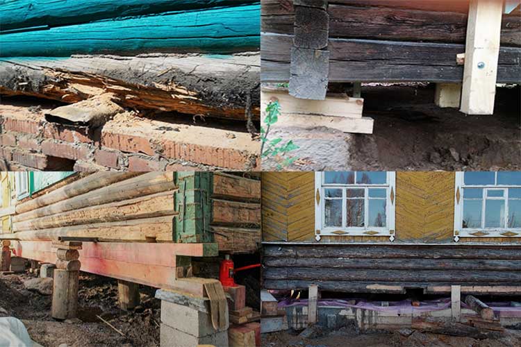 Технология замены венцов деревянного дома | онлайн-журнал о ремонте и дизайне