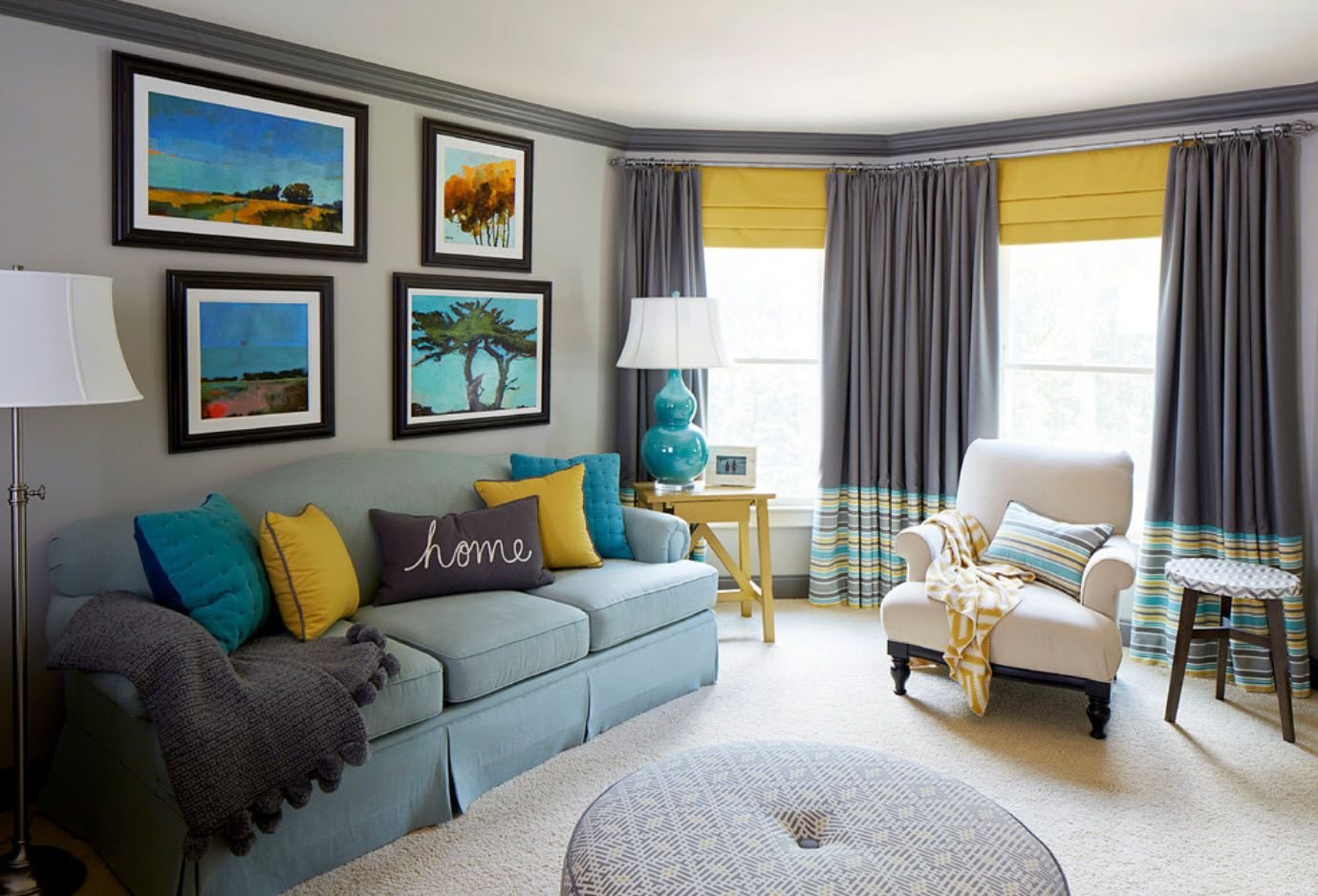 Сочетание штор — подбор расцветок под интерьер помещения. 120 фото лучших примеров дизайна