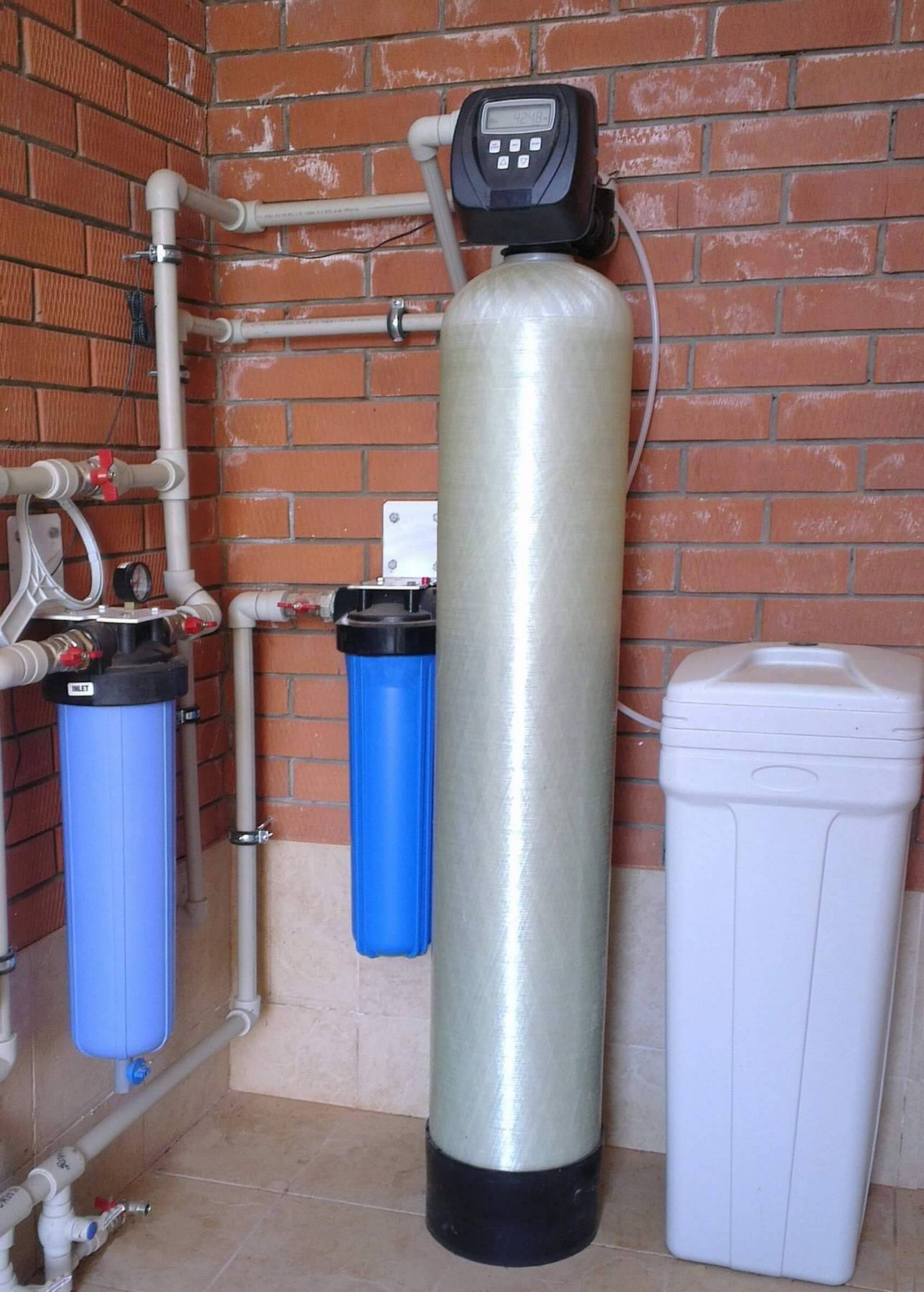 Фильтр для известковой воды из скважины