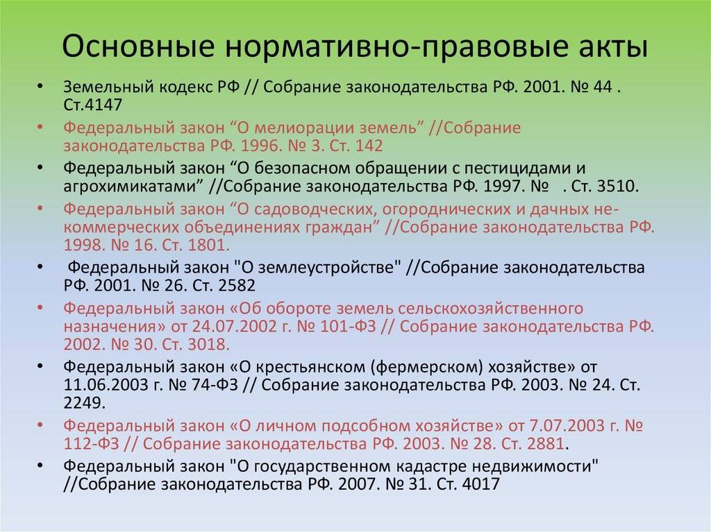Методические рекомендации по проведению межевания объектов землеустройства