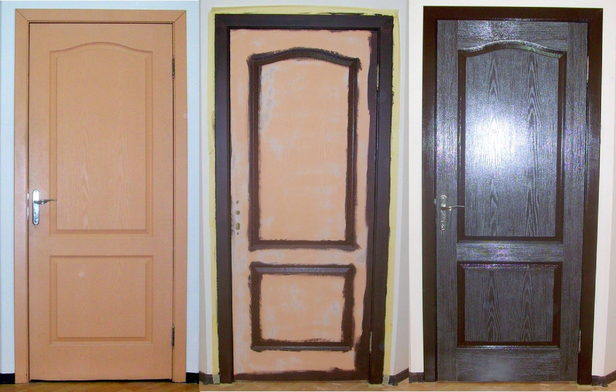 Как отреставрировать старую межкомнатную дверь своими руками в домашних условиях - видео инструкция