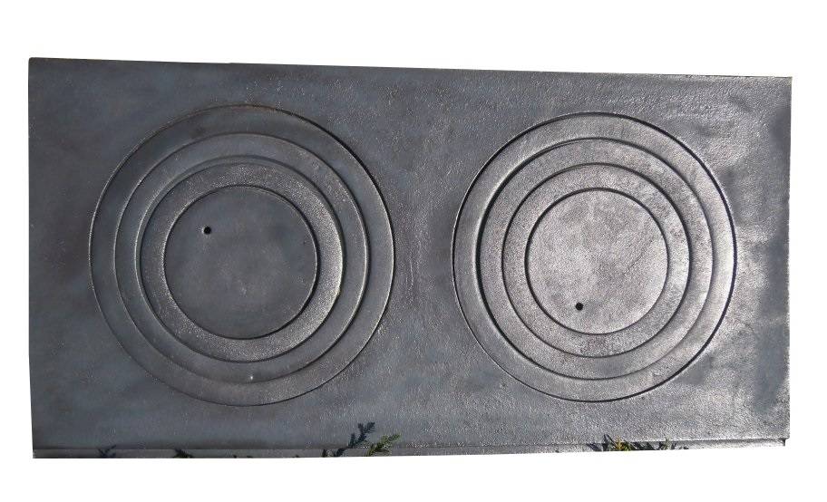 Чугунная плита для печи: виды, характеристики, установка и эксплуатация