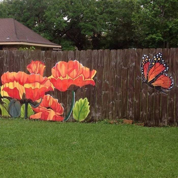 Каким цветом покрасить забор: советы психологов - 15 фото