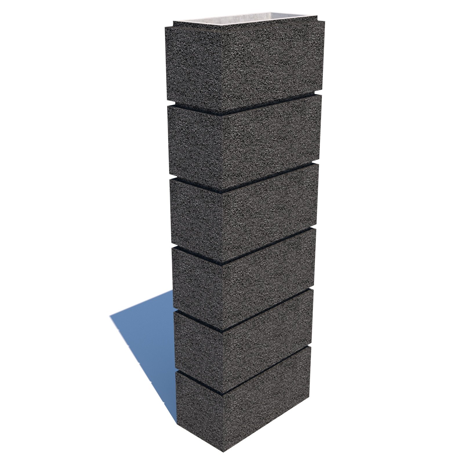 Универсальное решение - бетонные блоки для столбов забора