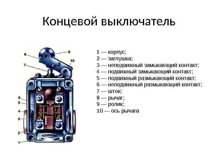 Выключатель концевой. его принцип работы и строение :: syl.ru