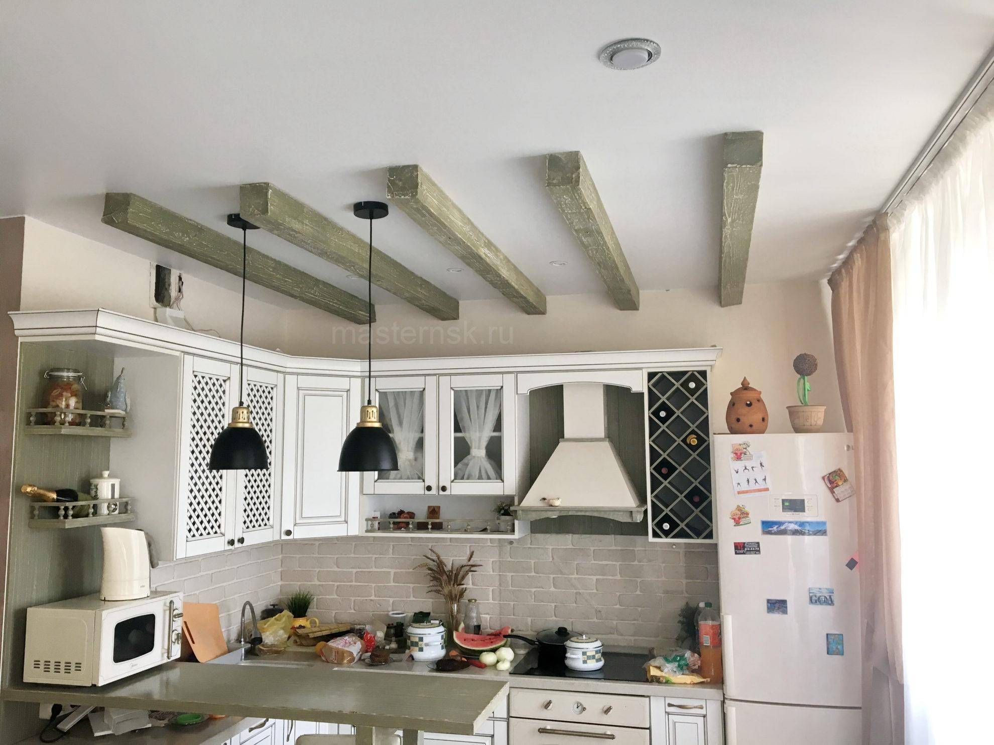 Ремонт потолка на кухне своим руками варианты (11 фото)