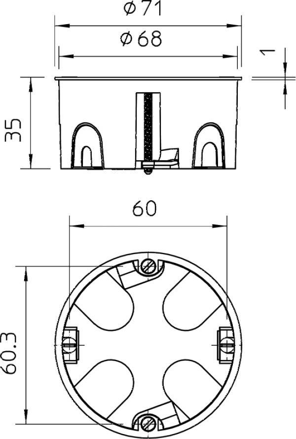 Подрозетник: диаметр, глубина и другие параметры изделий для скрытого монтажа