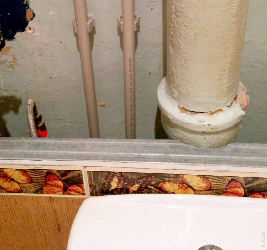 Как скрыть трубы в туалете и ванной комнате - несколько способов и пошаговый монтаж своими руками