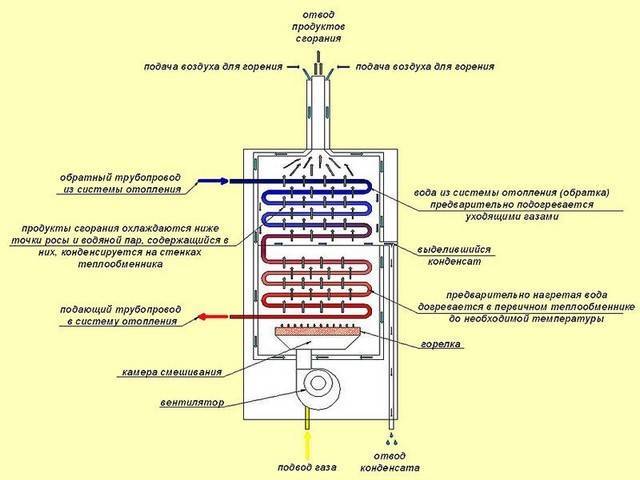 Конденсационный газовый котел. насколько он эффективен? плюсы и минусы конденсационных газовых котлов
