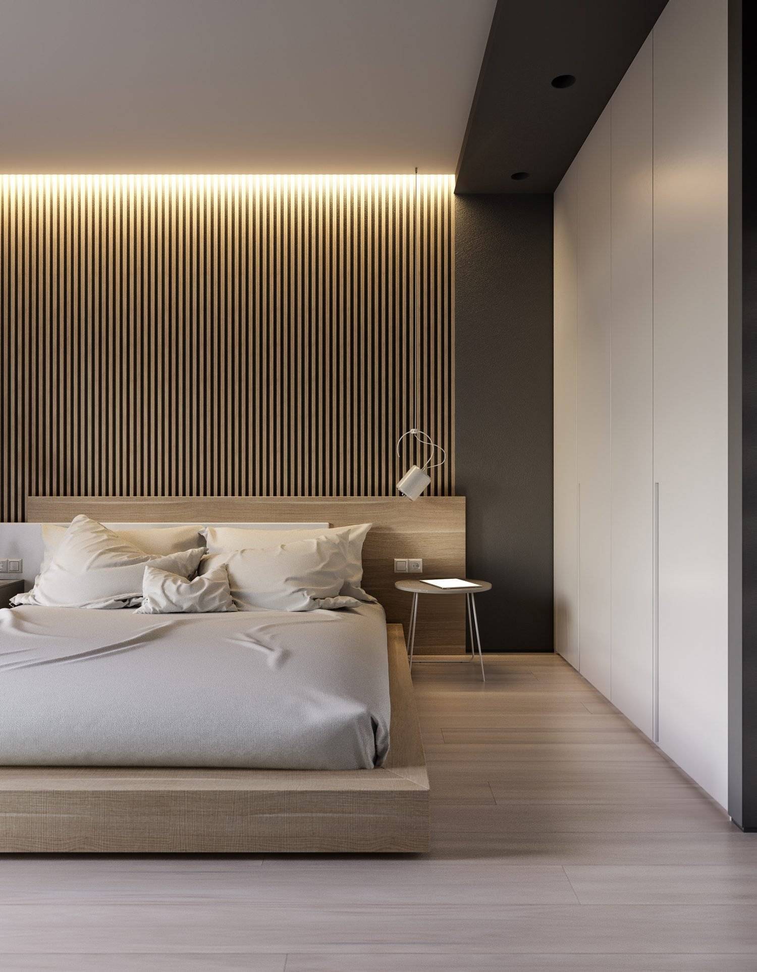 Дизайн спальни модерн минимализм