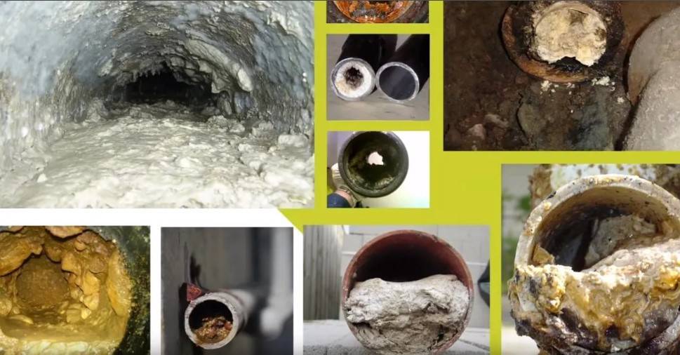 Очистка канализационных труб от жира: профессиональные и народные способы