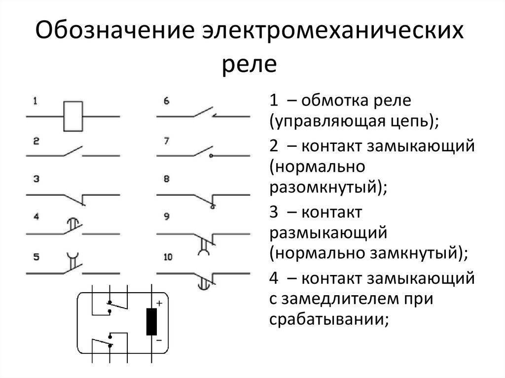 Условные обозначения в электрических схемах: графические, буквенные