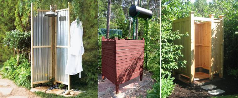 Как сделать душ на даче своими руками – варианты садового душа, инструкция по строительству