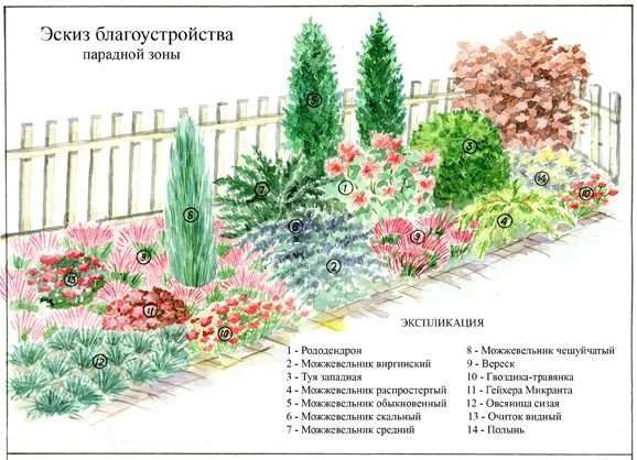 Палисадник своими руками: красивые варианты оформления и оригинальные идеи для украшения участка и сада (125 фото и видео)