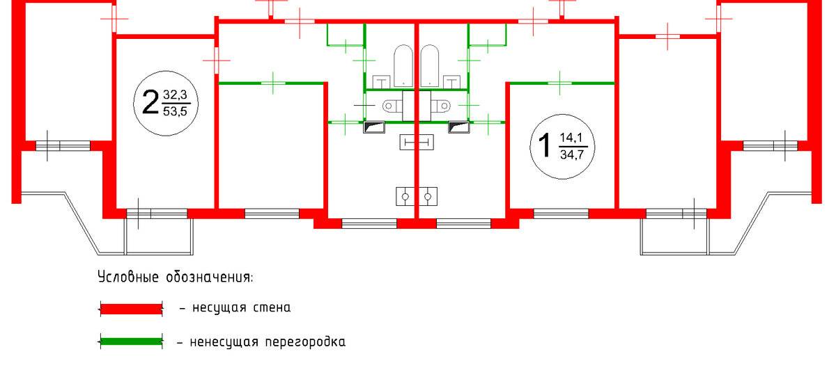 Какие стены можно сносить при перепланировке и как определить несущую?